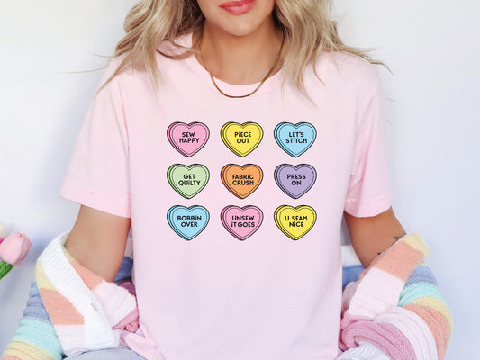 Valentine's Day Conversational Hearts T-Shirt