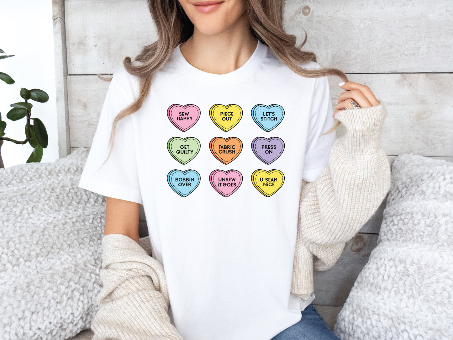 Valentine's Day Conversational Hearts T-Shirt