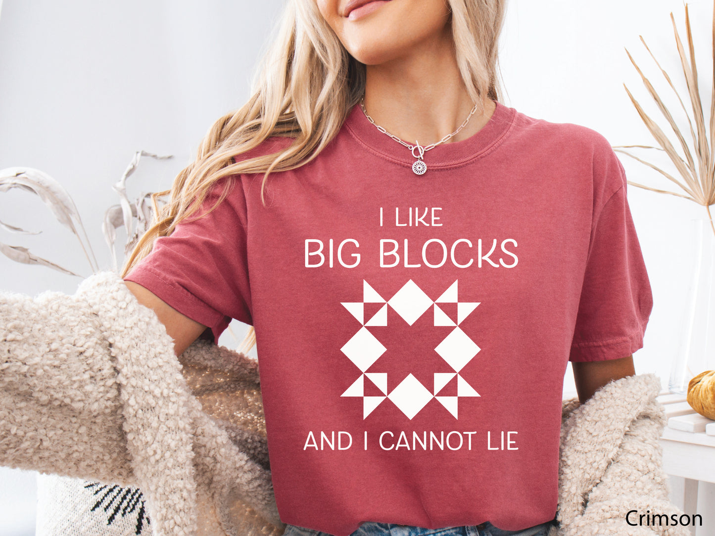 I Like Big Blocks And I Cannot Lie Quilting T-Shirt
