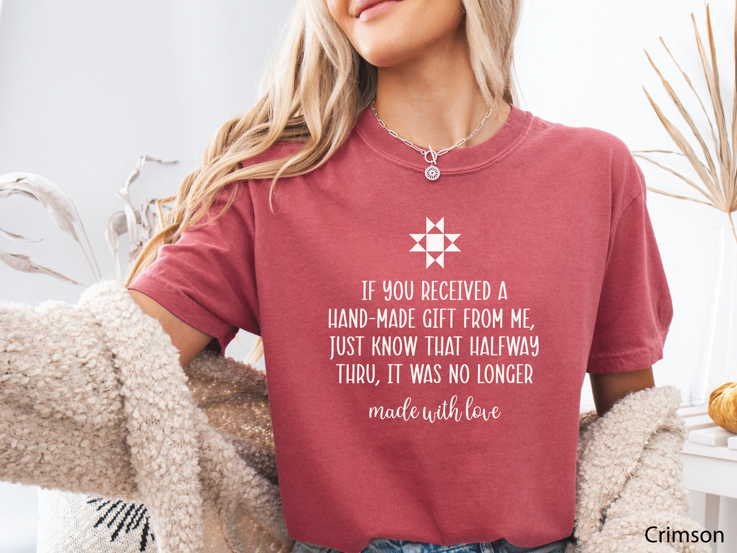 Made With Love Quilting T-Shirt
