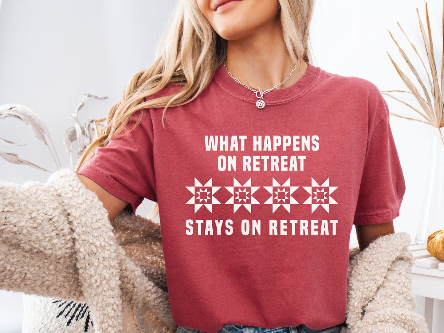 What Happens On Quilt Retreat T-Shirt