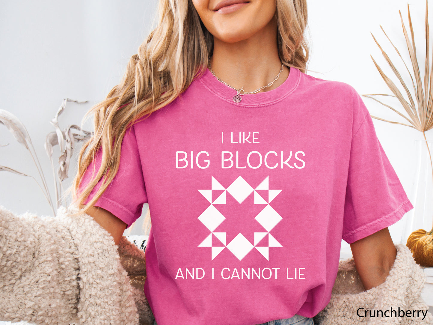 I Like Big Blocks And I Cannot Lie Quilting T-Shirt