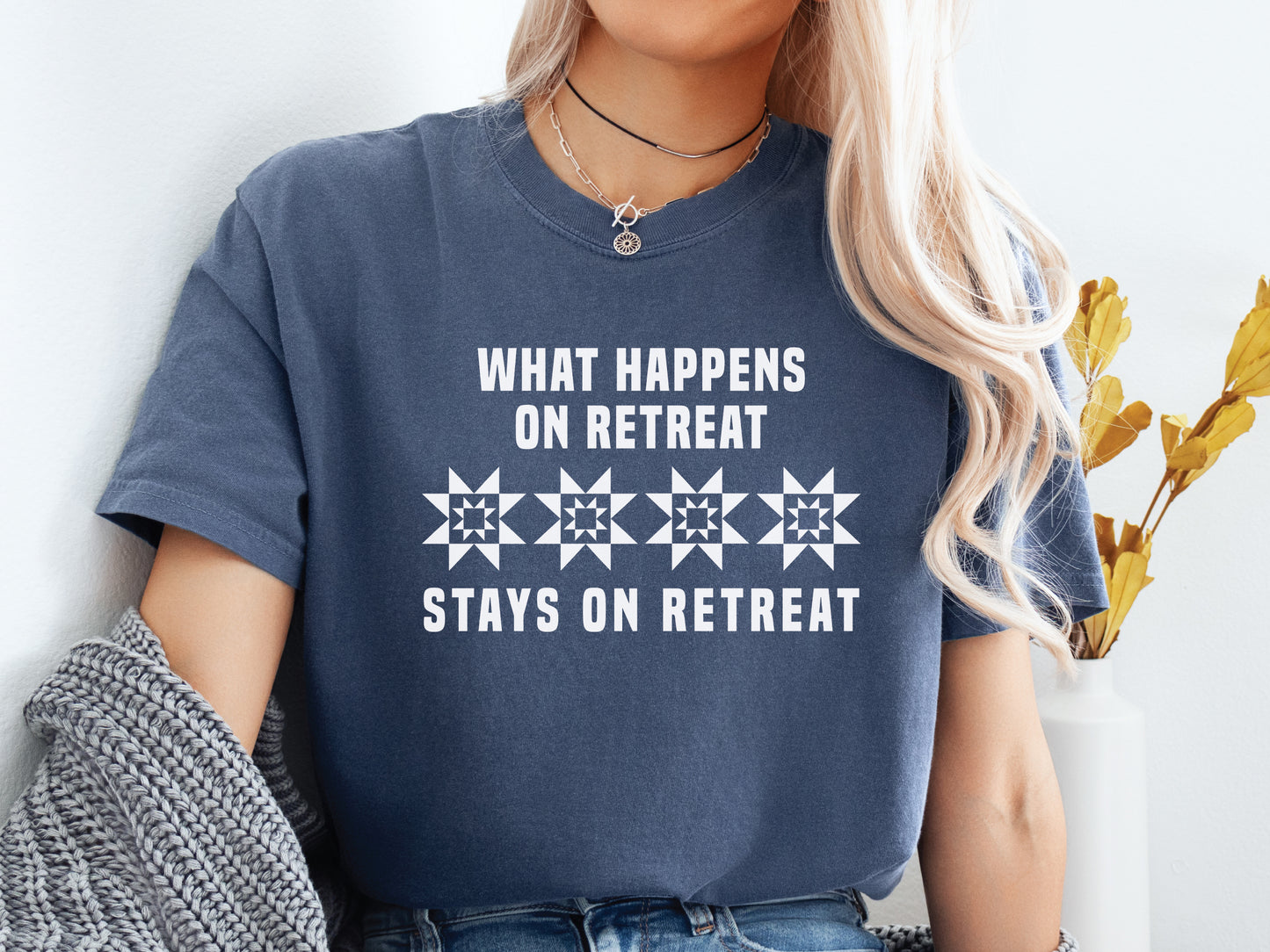 What Happens On Quilt Retreat T-Shirt