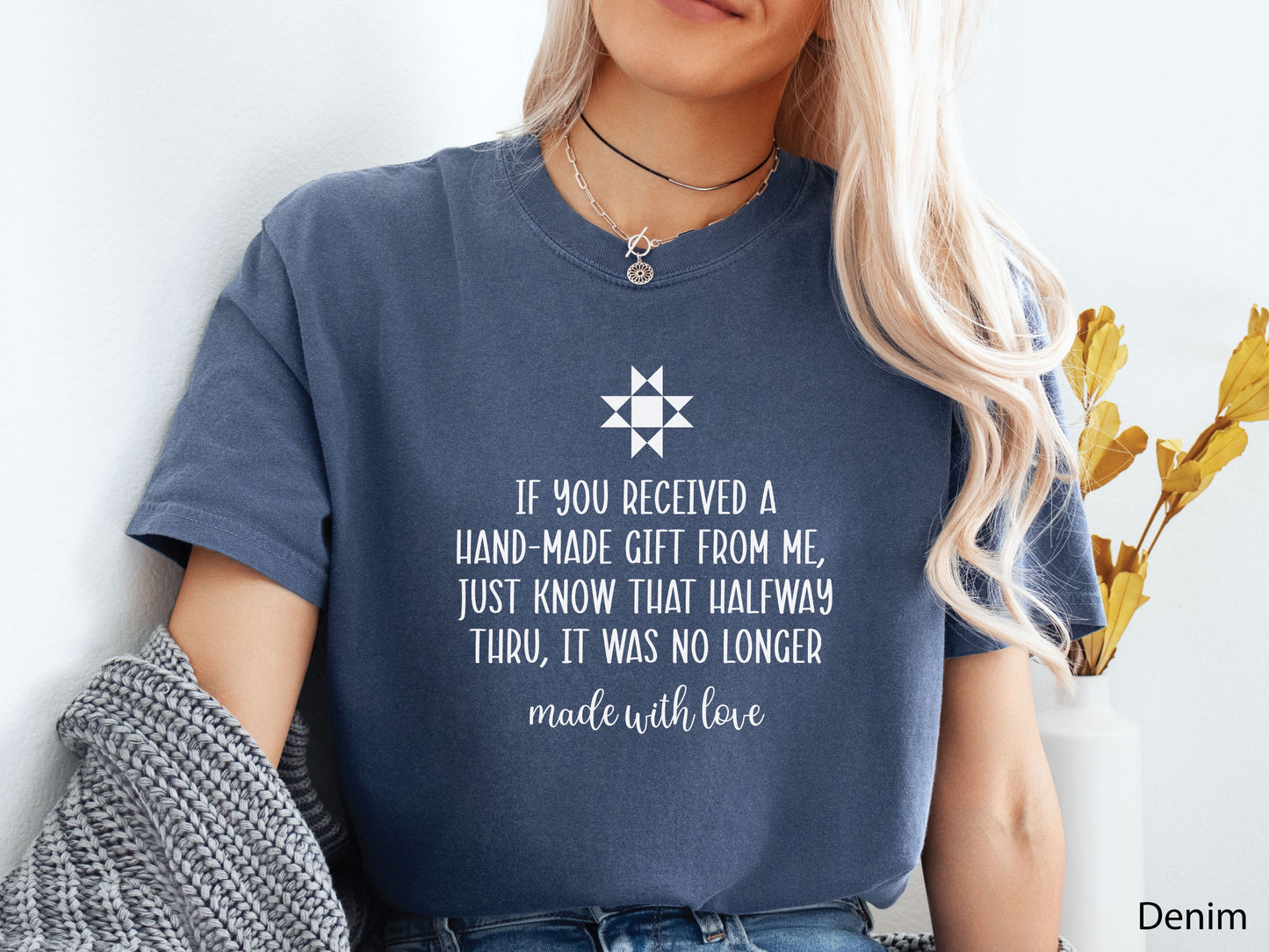Made With Love Quilting T-Shirt