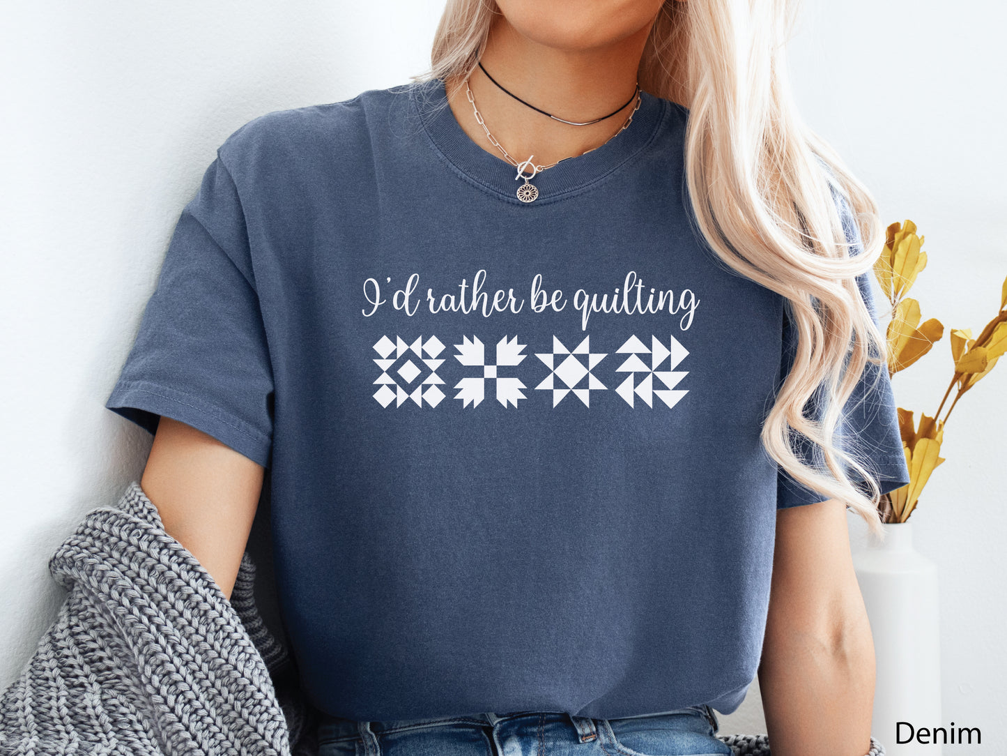 I'd Rather Be Quilting T-Shirt