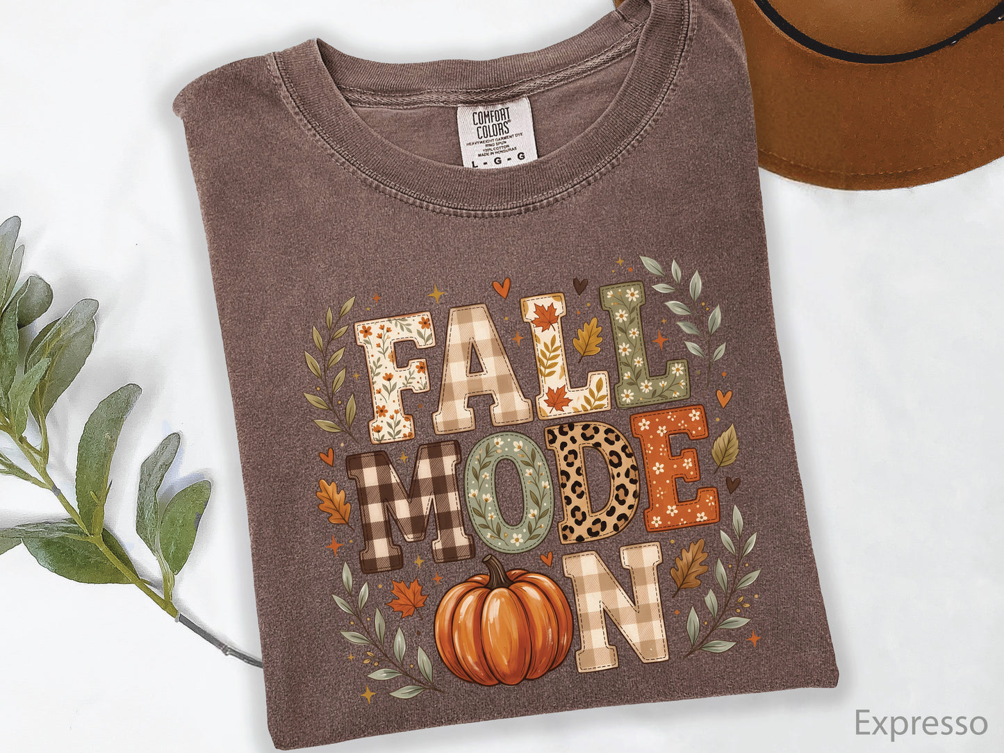 Fall Mode Patchwork T-Shirt