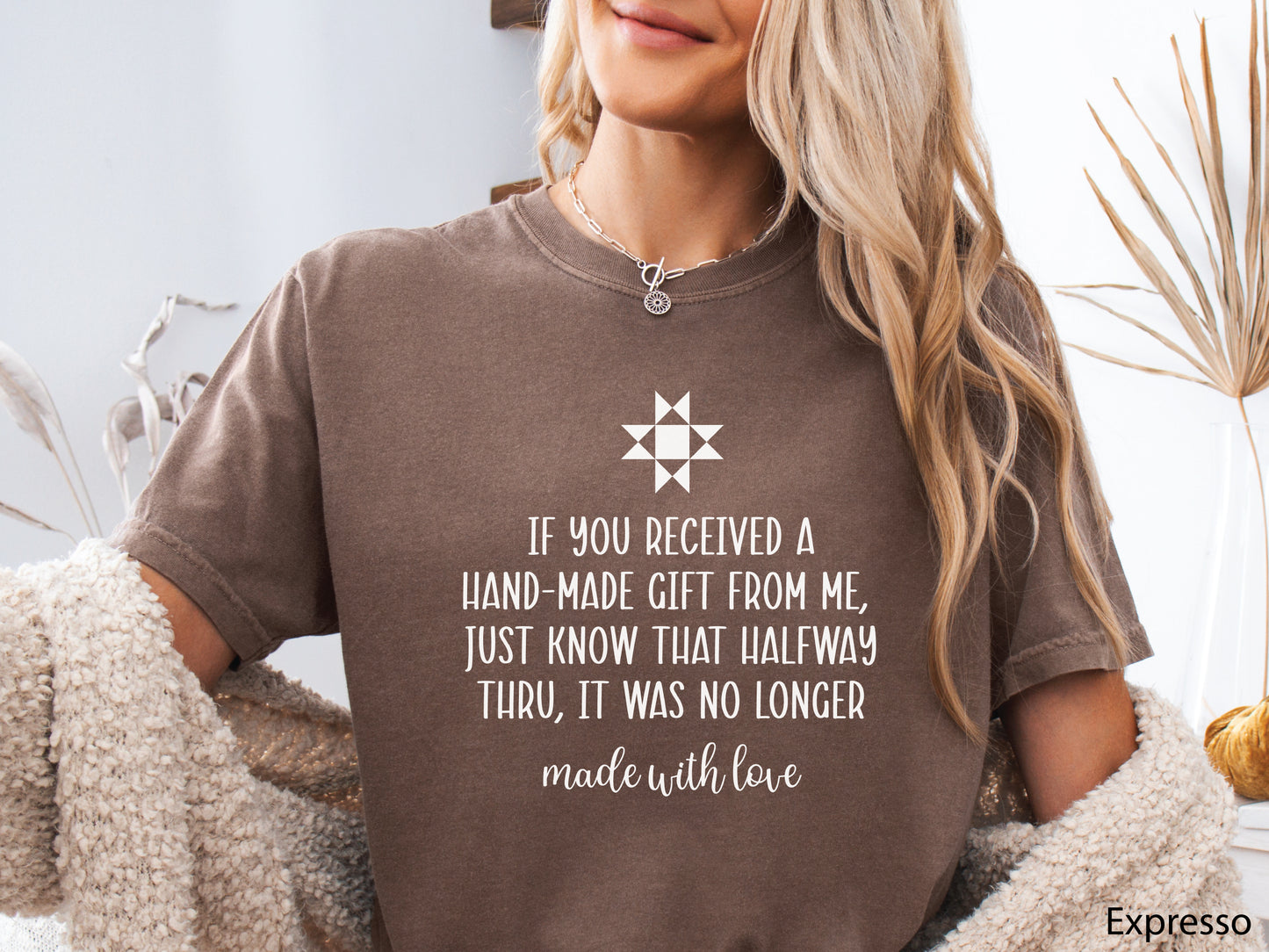Made With Love Quilting T-Shirt