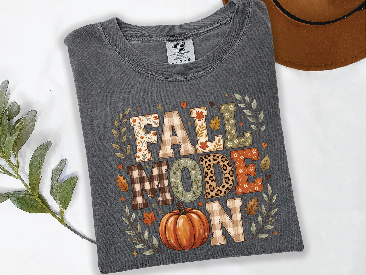 Fall Mode Patchwork T-Shirt