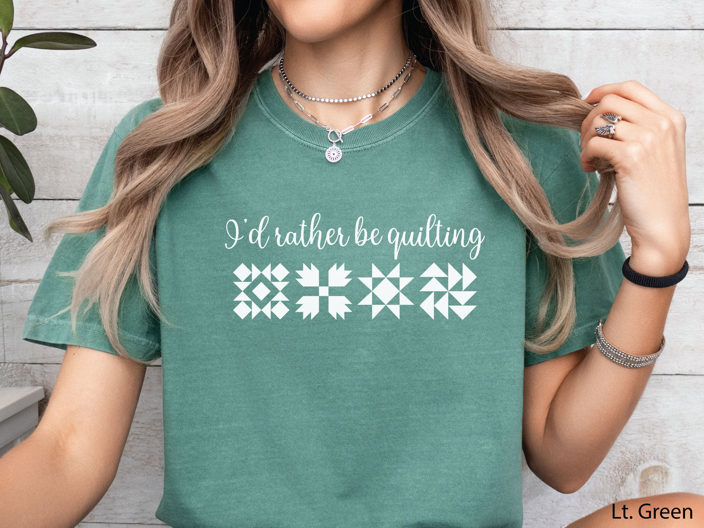 I'd Rather Be Quilting T-Shirt