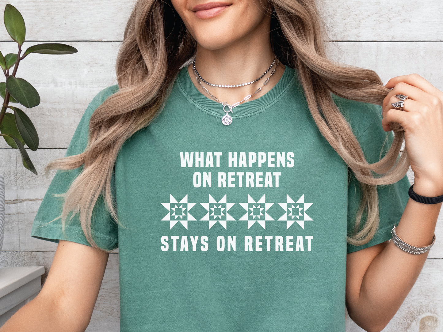 What Happens On Quilt Retreat T-Shirt