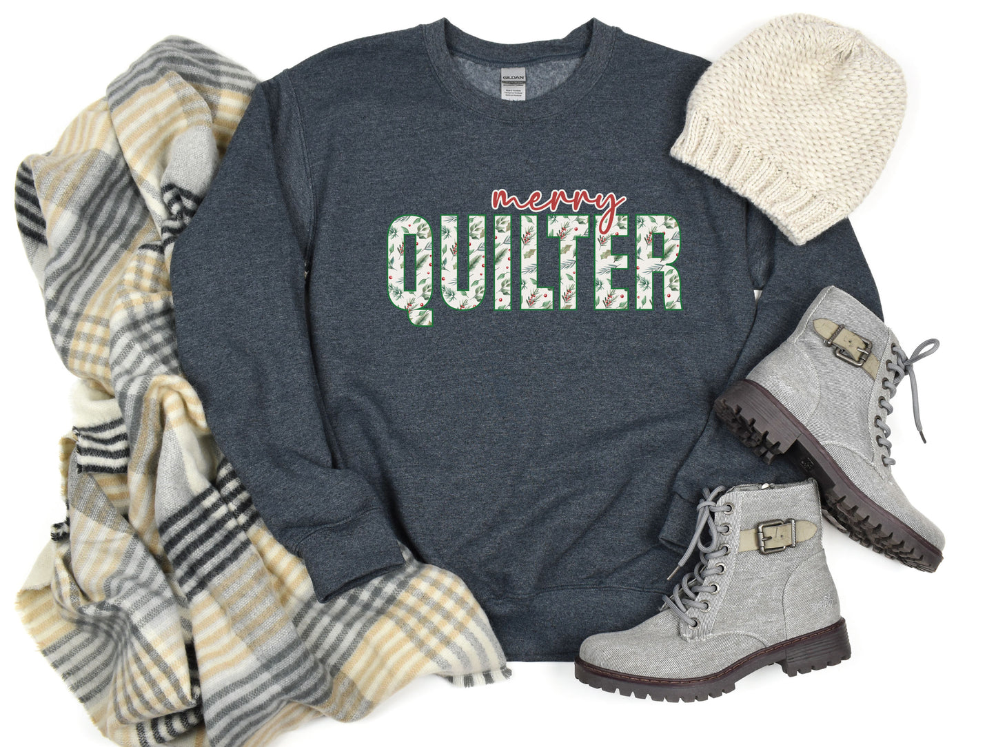 Merry Quilter Holly Sweatshirt