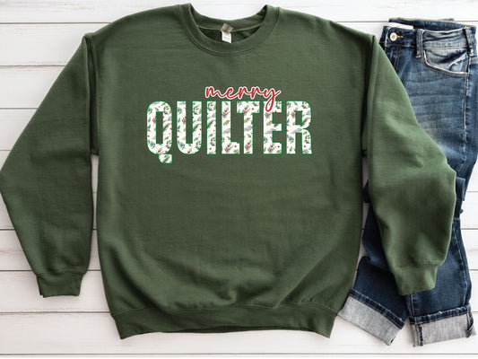 Merry Quilter Holly Sweatshirt