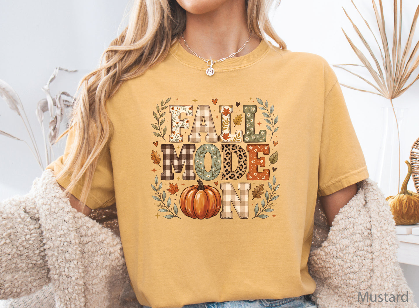 Fall Mode Patchwork T-Shirt