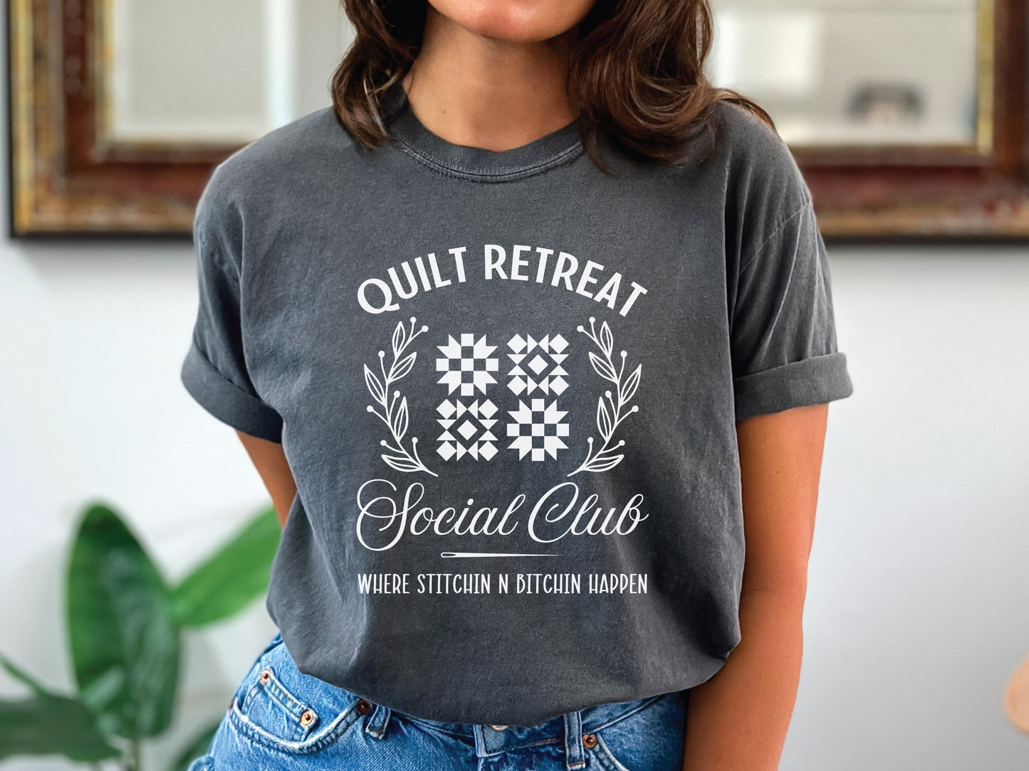 Quilt Retreat Social Club T-Shirt