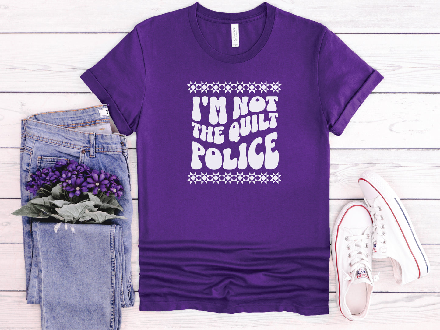I'm Not The Quilt Police T-Shirt