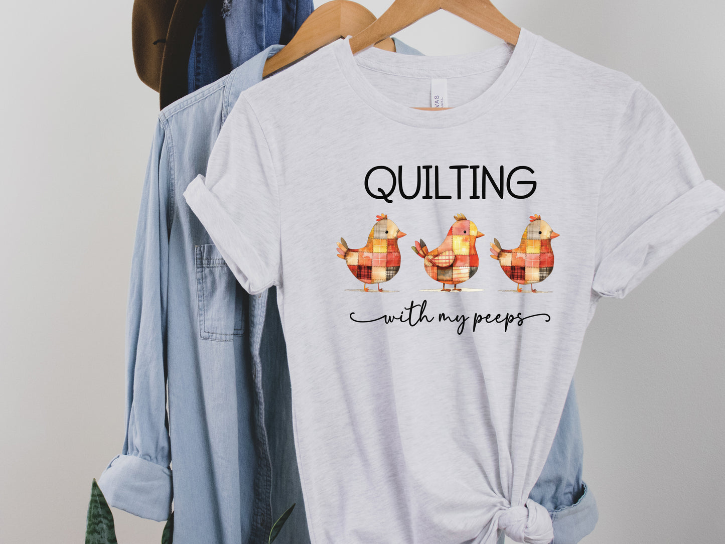 Quilting With My Peeps T-Shirt