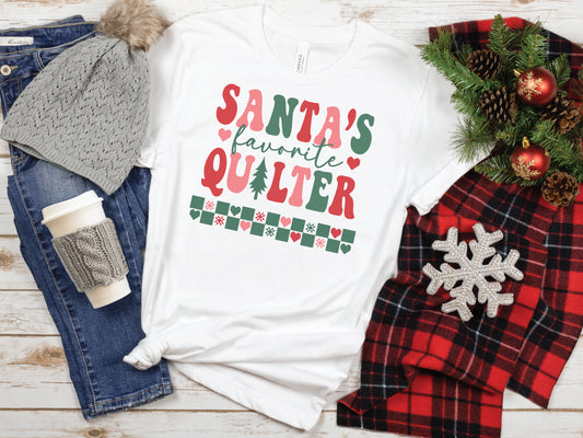 Santa's Favorite Quilter T-Shirt