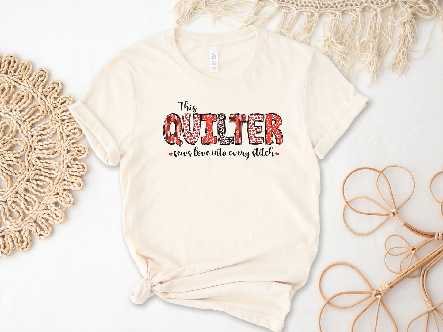 This Quilter Valentine's Day T-Shirt