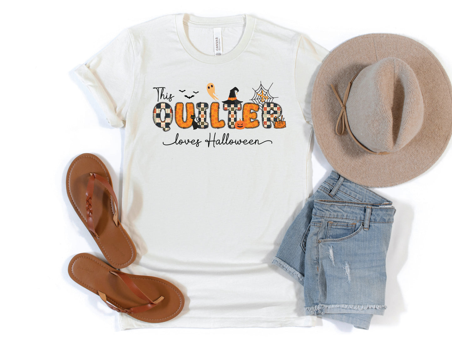 This Quilter Loves Halloween T-Shirt