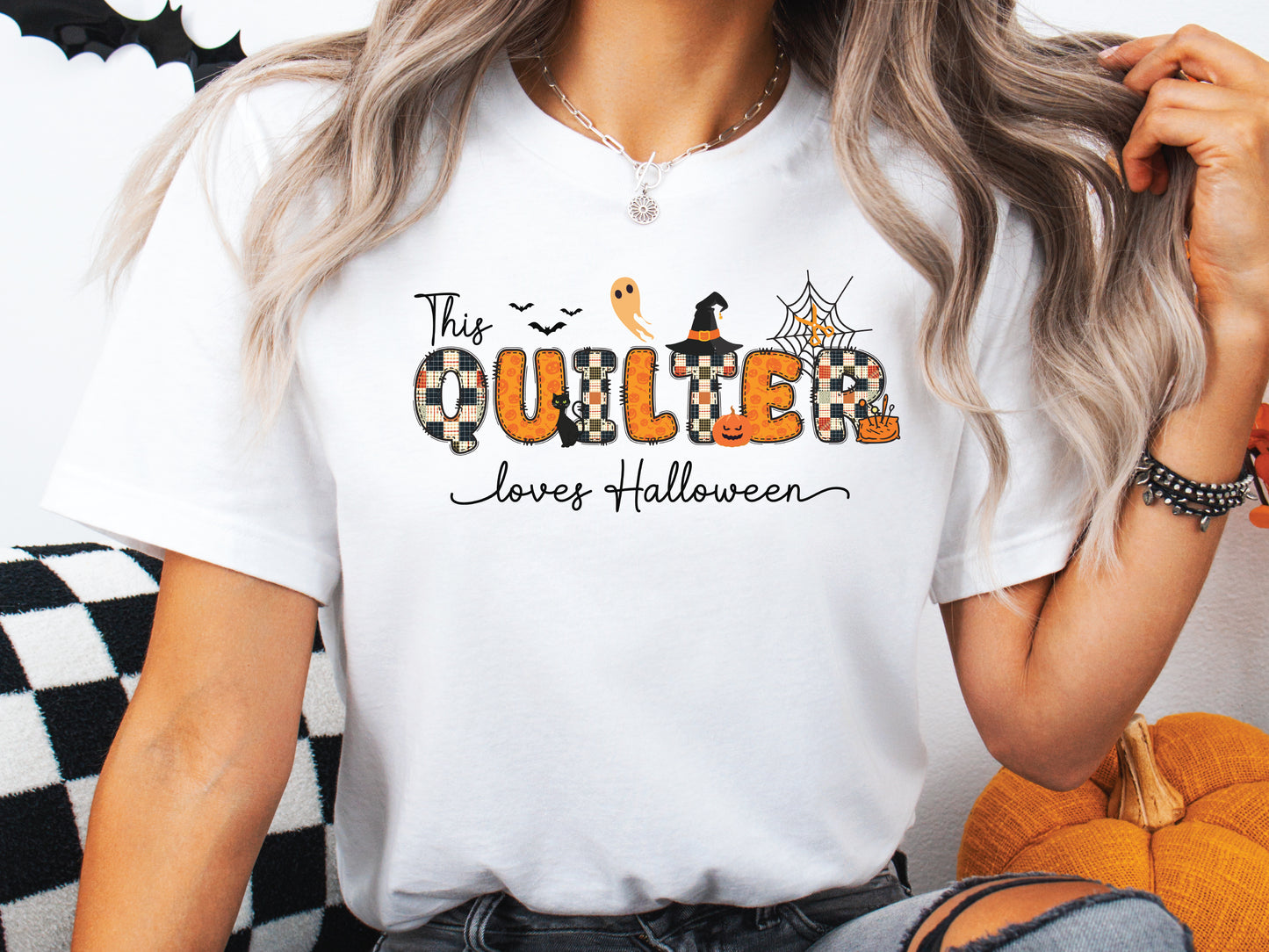 This Quilter Loves Halloween T-Shirt