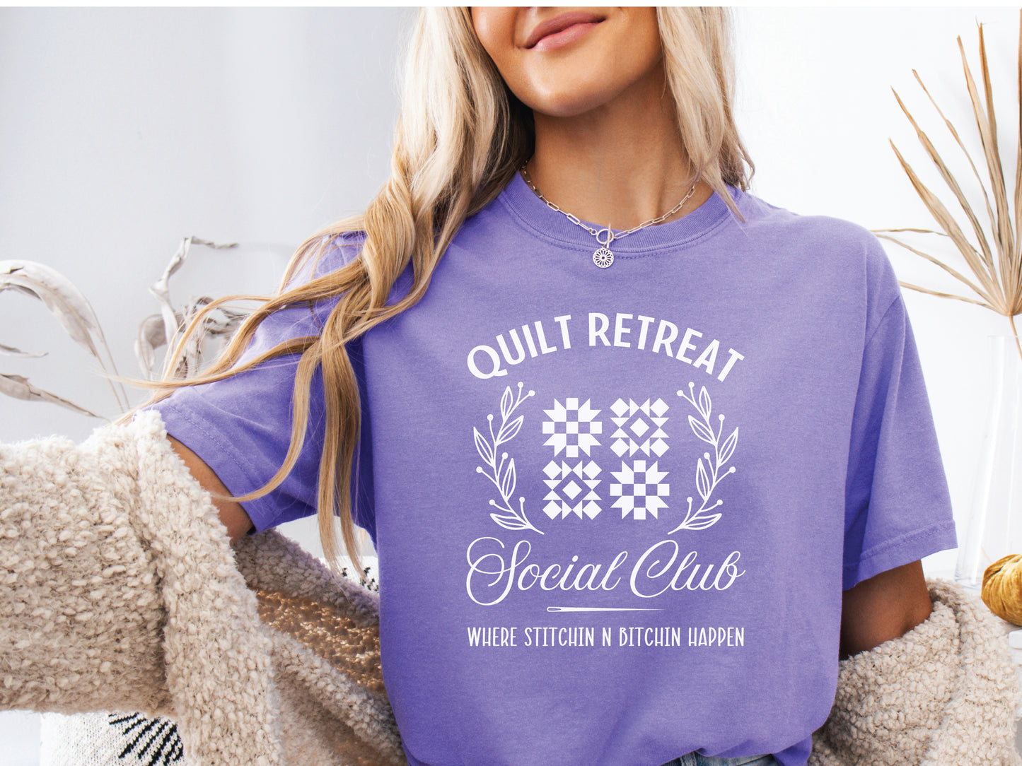 Quilt Retreat Social Club T-Shirt