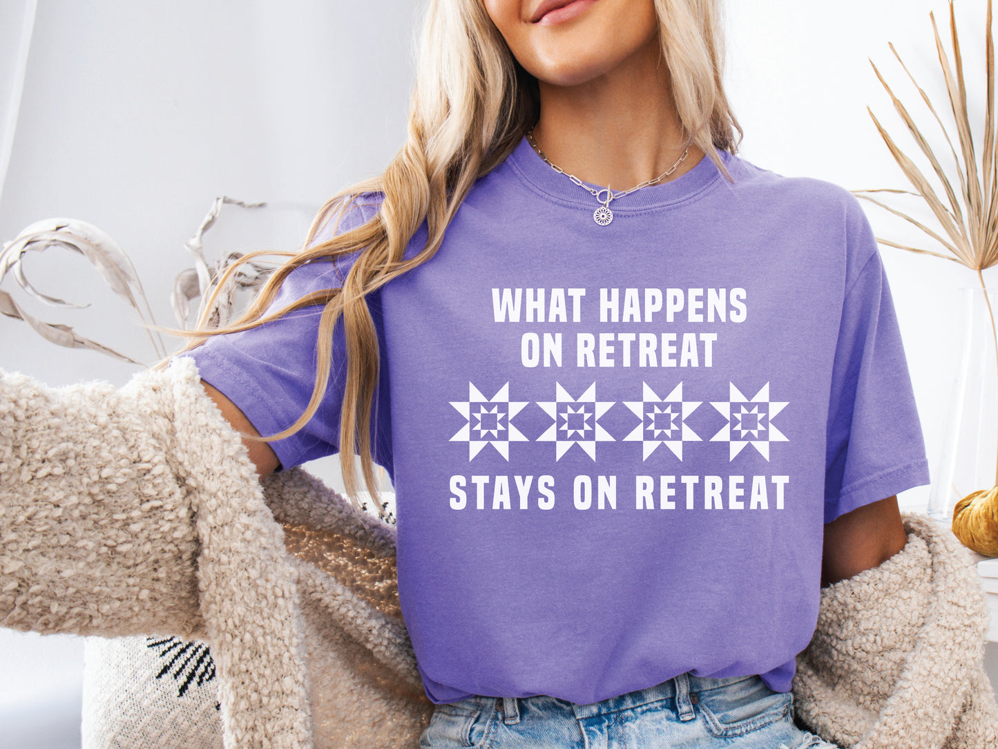 What Happens On Quilt Retreat T-Shirt