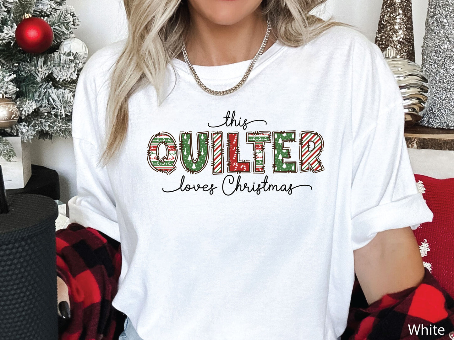 This Quilter Loves Christmas T-Shirt