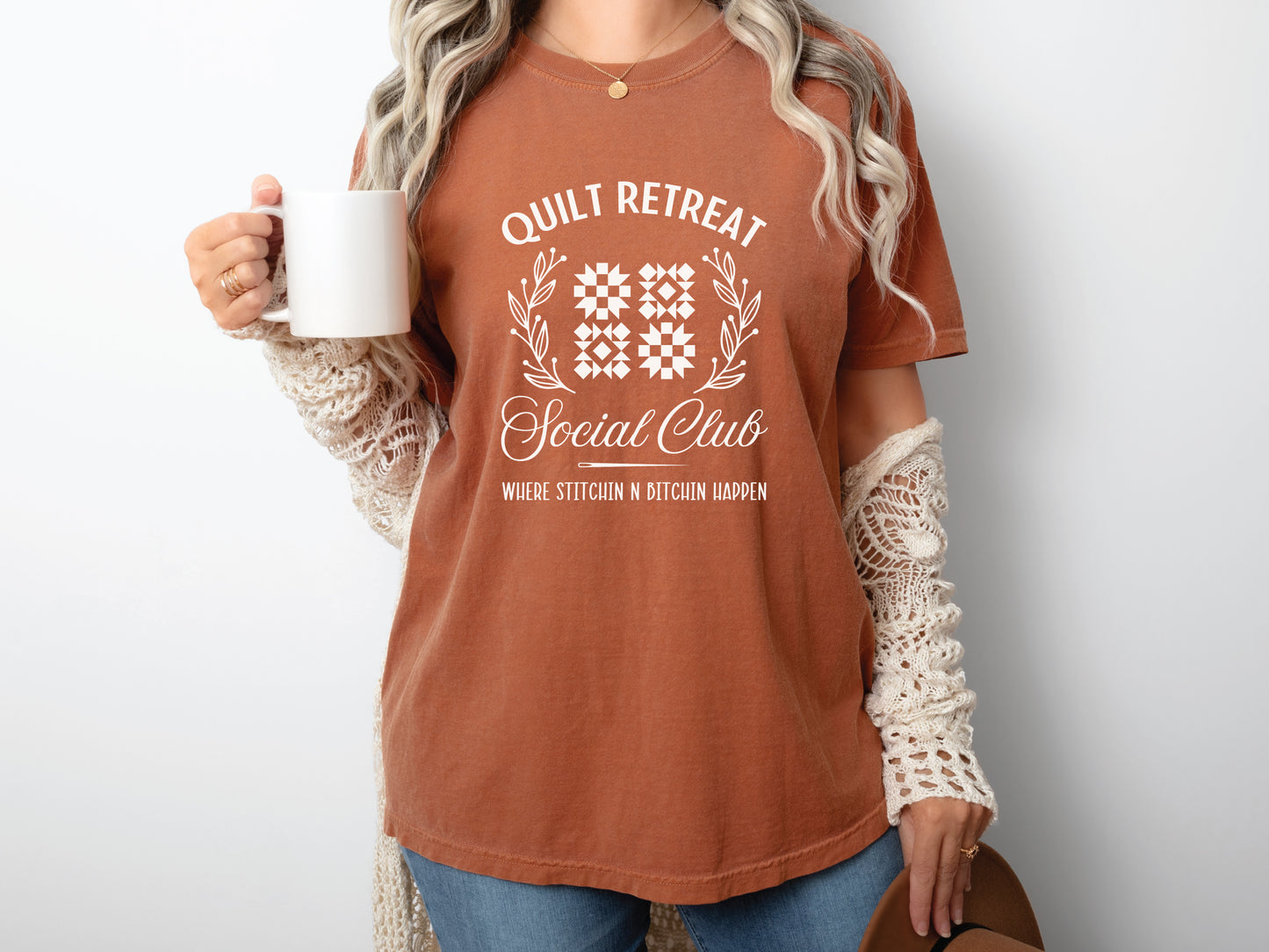 Quilt Retreat Social Club T-Shirt